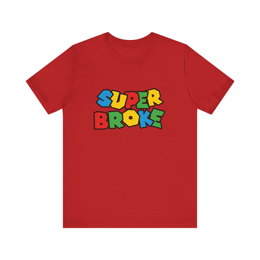 Super Broke Mario Bros Tee